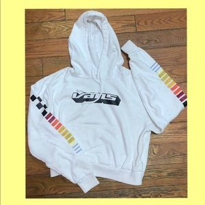 Vans White Graphic Hoodie